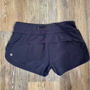 Lululemon Navy Blue Speed Up Low-Rise Lined Short 2.5”